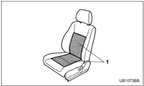 SUBARU Legacy GT (2004) - Seat heater (if equipped) - 1
