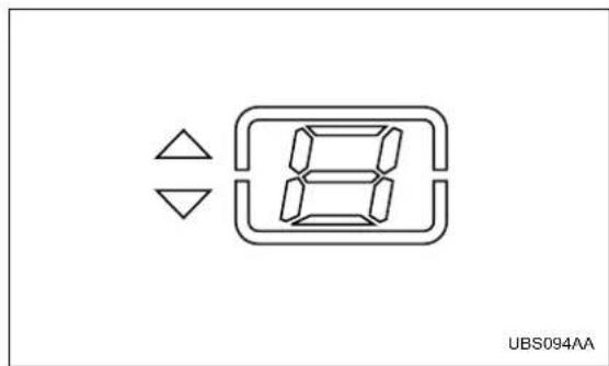 SUBARU Legacy GT (2004) - ■ Gear position indicator (AT vehicle with SPORTSHIFT) - 1