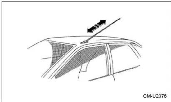 SUBARU Legacy GT (2004) - ■ Pillar mounted antenna - 1