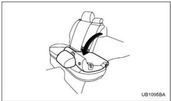 SUBARU Legacy GT (2004) - ▼ Folding down the seatback - 2