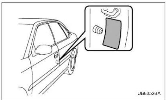 SUBARU Legacy GT (2004) - ▼ Vehicle placard - 1