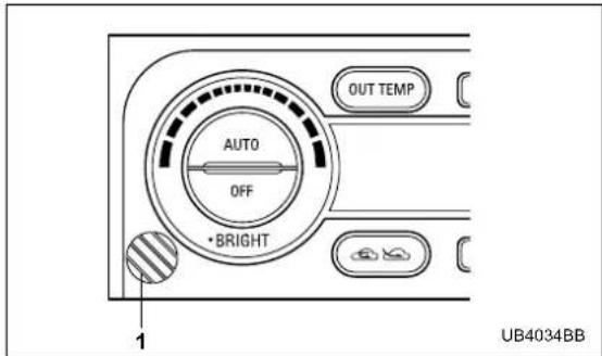 AUTO OFF •BRIGHT OUT TEMP 1 UB4034BB