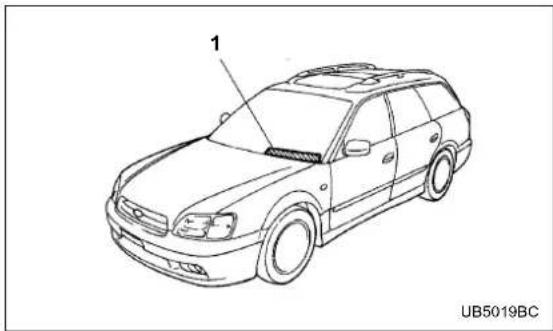 SUBARU Legacy GT (2004) - Operating tips for heater and air conditioner - 2