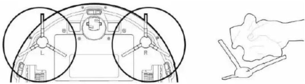 TESLA RoboStar iQ100 r - PERIILE LATERALE DE CURĂȚARE - curățare o dată pe săptămână - 1