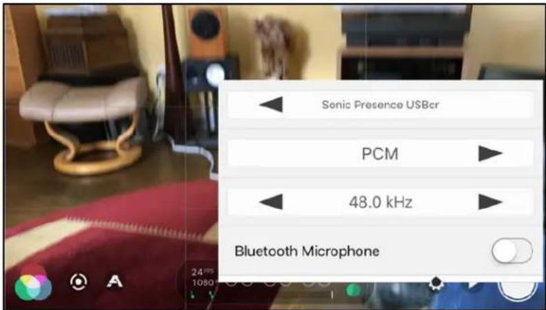 Sonic Presence SP15 - 6j. FiLMiC Pro - 3
