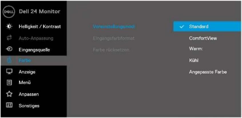 DELL E2422H - Auf das OSD-Menü zugreifen - 25