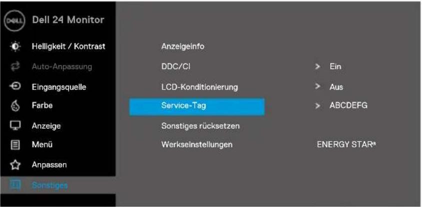DELL E2422H - Auf das OSD-Menü zugreifen - 64