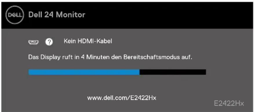 DELL E2422H - OSD-Warnmeldungen - 11