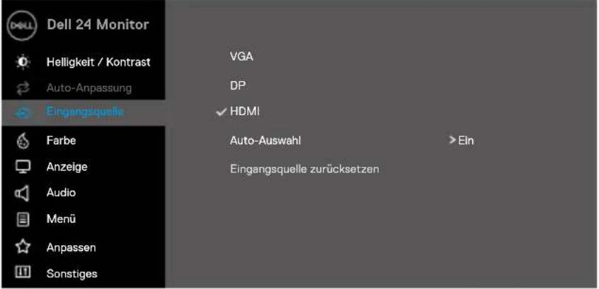 DELL E2422H - Auf das OSD-Menü zugreifen - 18