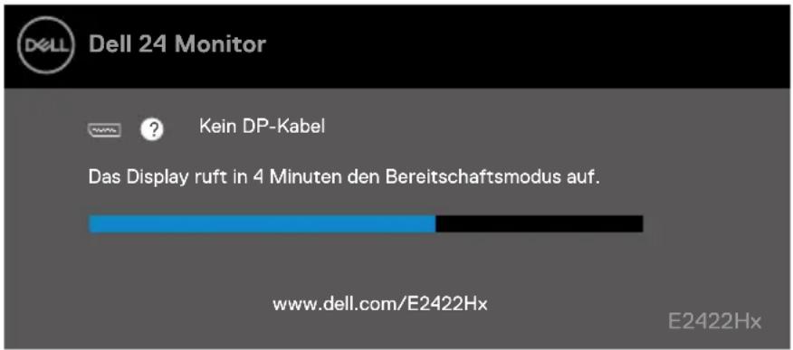DELL E2422H - OSD-Warnmeldungen - 10