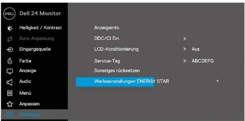 DELL E2422H - Auf das OSD-Menü zugreifen - 71