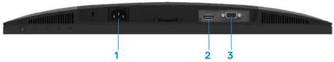 DELL E2422H - Unterseite ohne Monitorständer - 1