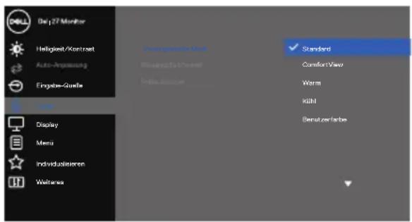 DELL E2722HS - HINWEIS: Folgende Tipps helfen Ihnen, das Risiko von Augenbelastung und Hals-/Arm-/Rücken-/Schulterschmerzen durch lange Bildschirmarbeit zu reduzieren: - 1
