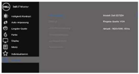 DELL E2722HS - Info Anzei- gen - 1