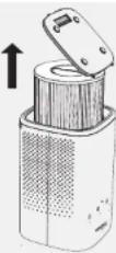 SUNBEAM Simply Fresh SAP0900WH - How To Replace The Hepa Filter - 2