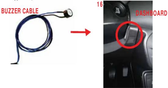 BUZZER CABLE 16 DASHBOARD