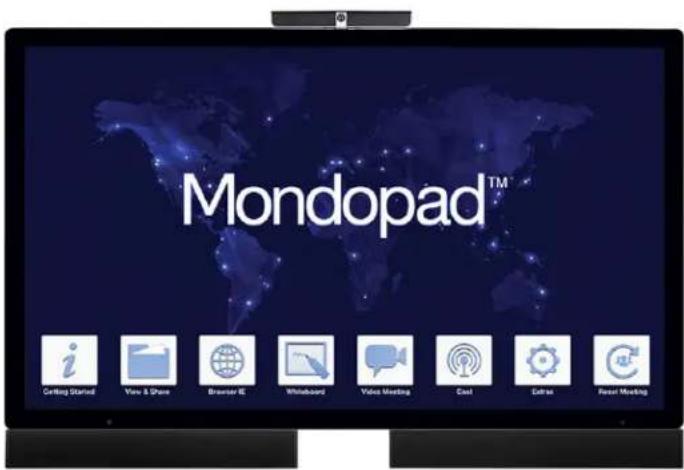 Mondopad™ Ceiling Started View & Share Browser ID Windboard Video Meeting Cast Extra Focus Meeting