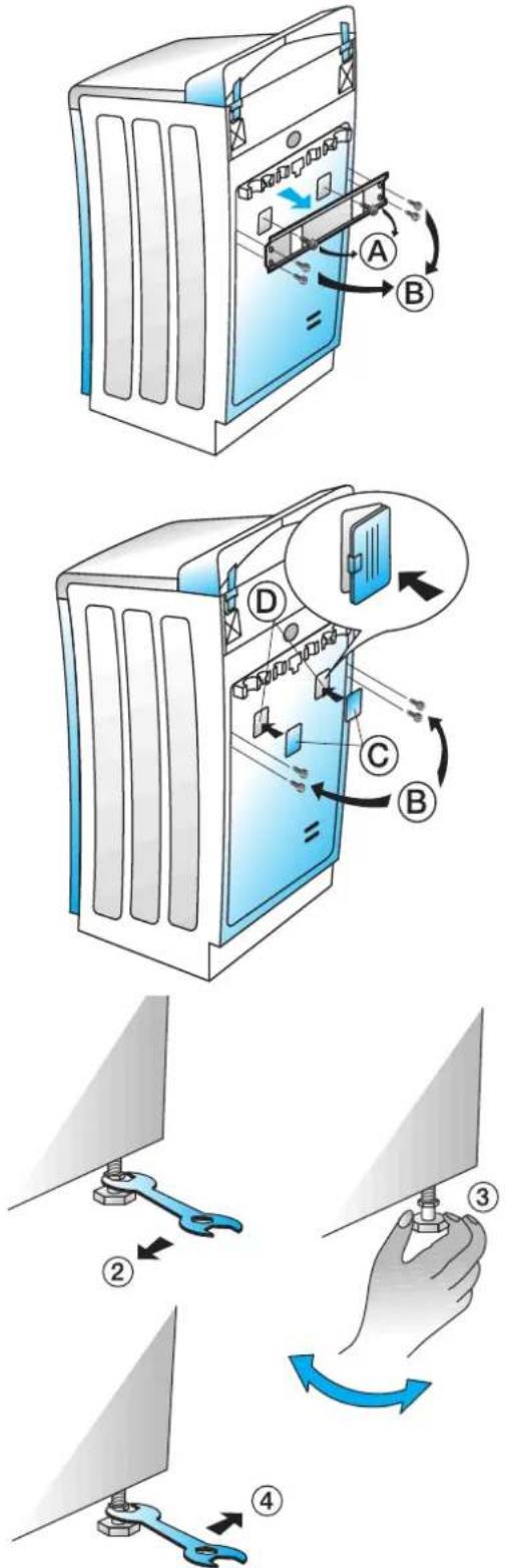 WHIRLPOOL AWT 2052 - ADJUSTMENT OF THE APPLIANCE - 1