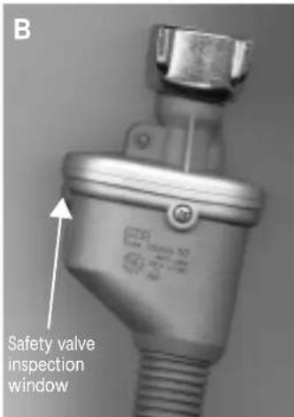 WHIRLPOOL AWO/D 4406 - Cleaning the mesh filter in the water supply hose(s) - 2