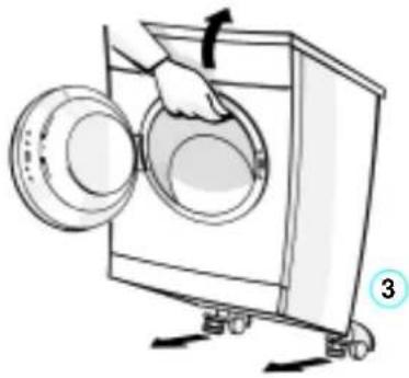WHIRLPOOL AWM 381 - MOVING THE MACHINE - 1