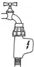 WHIRLPOOL AWM 201 - Check and clean periodically. For machines with a straight water supply hose: - 1