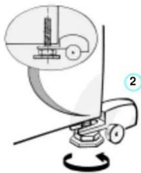 WHIRLPOOL AWM 201 - MOUNTING INSTRUCTIONS - 1