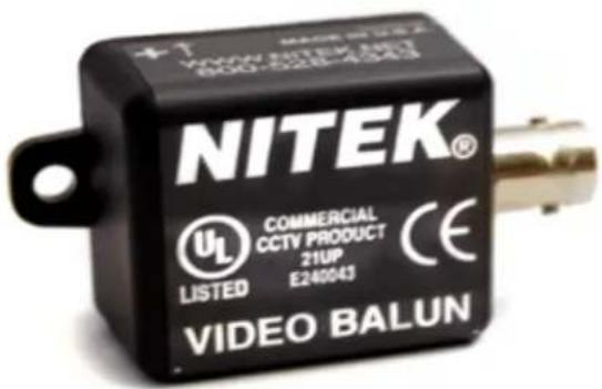 Nitek VB39F - Video Balun Transceiver for Twisted Pair (with built-in surge suppression) - 1