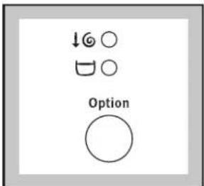 Zanussi-Electrolux ZWF 1211 W - Select ↓(spin reduction) or ⊕(rinse hold) option - 1