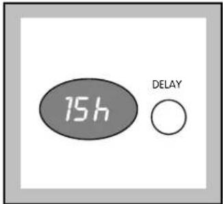 Zanussi-Electrolux W1207 - Select the DELAY TIME - 1