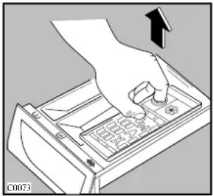 Zanussi-Electrolux F 1045 W - Cleaning the dispenser drawer - 2