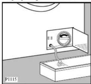 Zanussi-Electrolux F 1045 W - Cleaning the pump - 2
