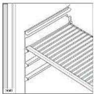 Zanussi-Electrolux ZETF235 - Positioning the door shelves - 1