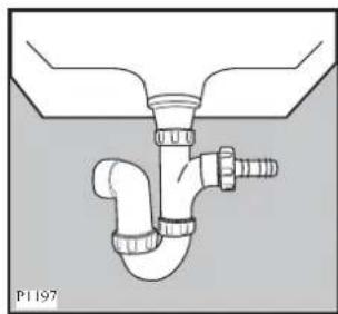 Zanussi-Electrolux ZWF 1021 W - Onto a sink outlet spigot. - 1