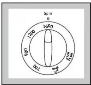 Zanussi-Electrolux ZWF 1021 W - Select the spin speed or option RINSE HOLD or NO SPIN - 4