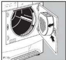 Zanussi-Electrolux TC7102W - Cleaning the door - 1
