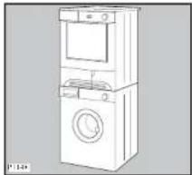 Zanussi-Electrolux TC7102W - Stacking kit (optional accessory) - 1