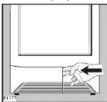 Zanussi-Electrolux TC7102W - Cleaning the condenser unit - 1