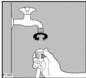 Zanussi-Electrolux F 1245 W - Water inlet - 1