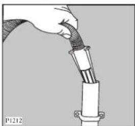 Zanussi-Electrolux ZWF 1421 W - Into a drainage standpipe. - 4