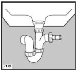 Zanussi-Electrolux ZWF 1421 W - Onto a sink outlet spigot. - 1