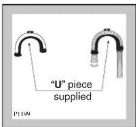 Zanussi-Electrolux ZWF 1421 W - Into a drainage standpipe. - 1