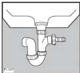 Zanussi-Electrolux ZWF 1621 S - Onto a sink outlet spigot. - 1