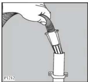 Zanussi-Electrolux ZWF 1621 S - Into a drainage standpipe. - 4