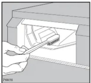 Zanussi-Electrolux ZWF 1621 S - Cleaning the drawer recess - 1