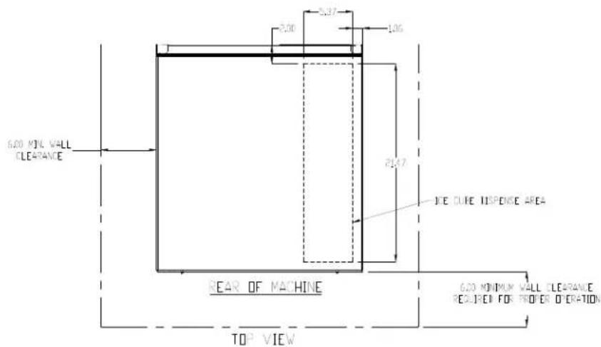 Ice-O-Matic ICEU220 - Electrical and Plumbing Requirements: ICE1506HT Air Cooled, Top Air Discharge - 4