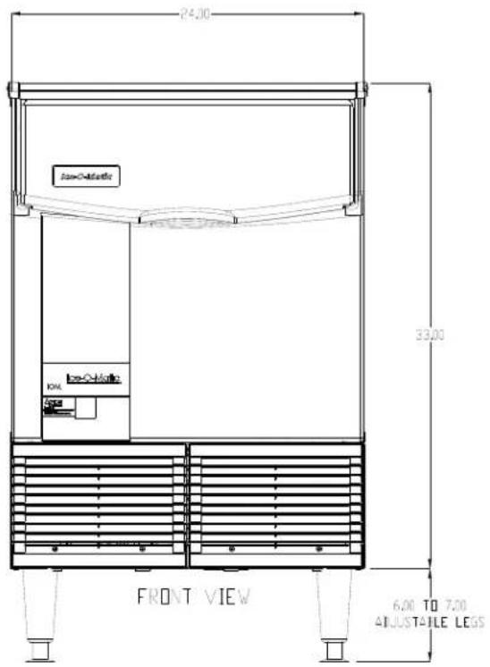 Ice-O-Matic ICEU220 - Formula for figuring maximum equivalent run is as follows: - 6