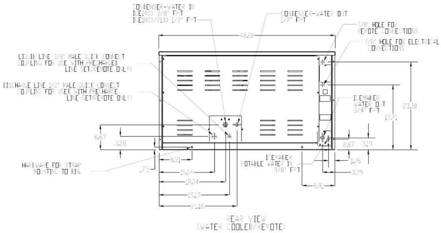 Ice-O-Matic ICEU220 - Electrical and Plumbing Requirements: ICEU300 and 305 - 6