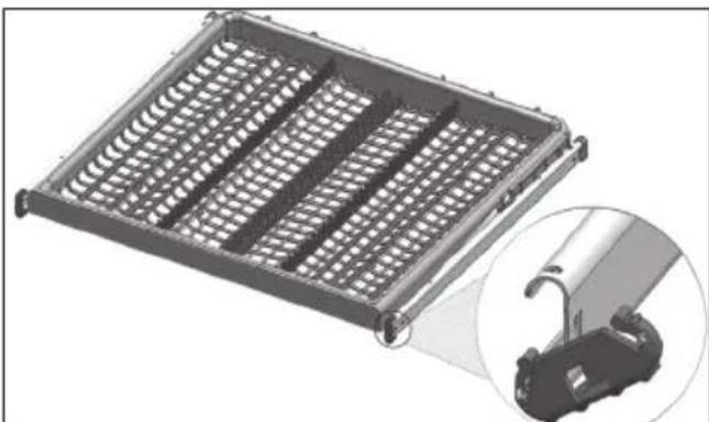 GRUNDIG GNFP4551XB - Obere Besteckschublade - 1