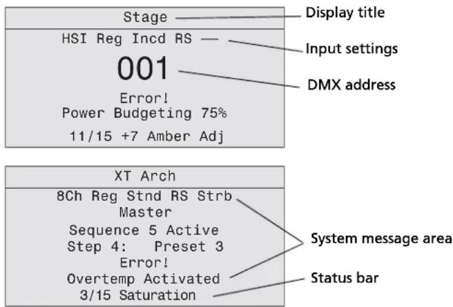 ETC Desire D60X - Status (Home) Screens - 1