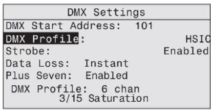 ETC Desire D60X - DMX Profile - 1